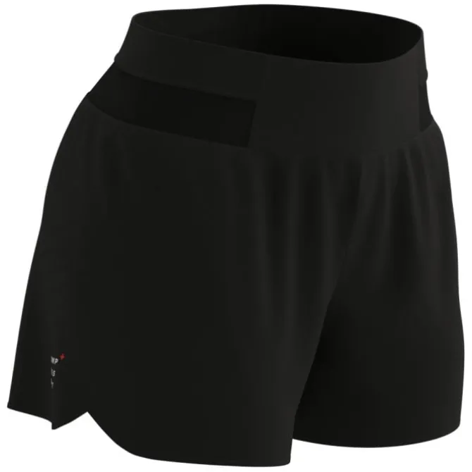 Compressport Laufshorts>Performance Overshort Schwarz