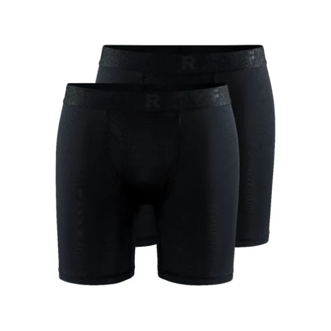 Craft Laufunterwäsche>Core Dry Boxer 3" 2-Pack Schwarz