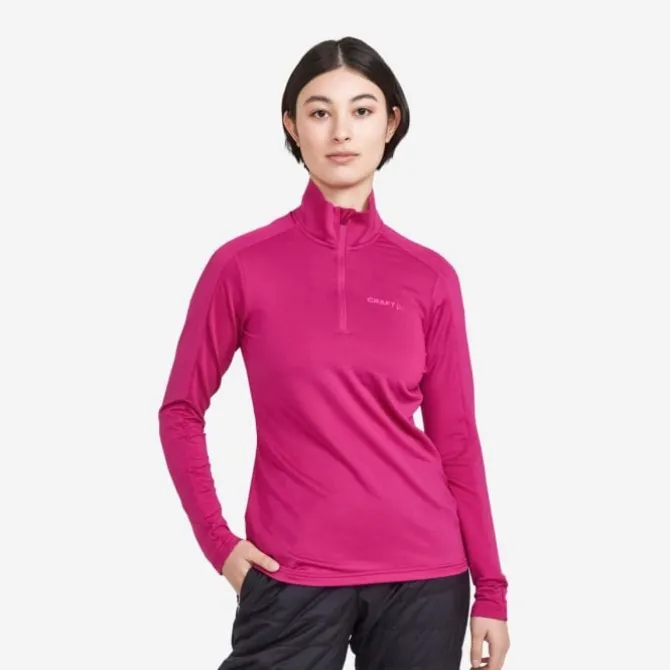 Craft Laufshirts>Core Gain Midlayer Rot-violett