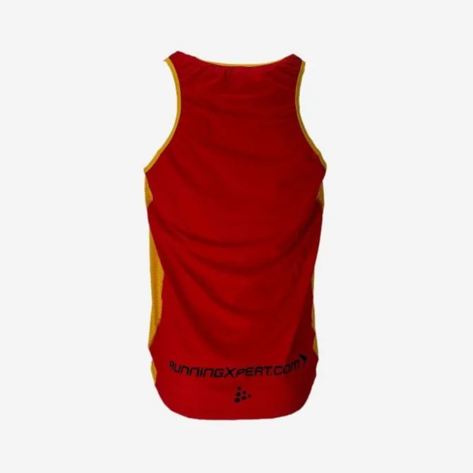 Craft Laufshirts>Deutschland Singlet Rot