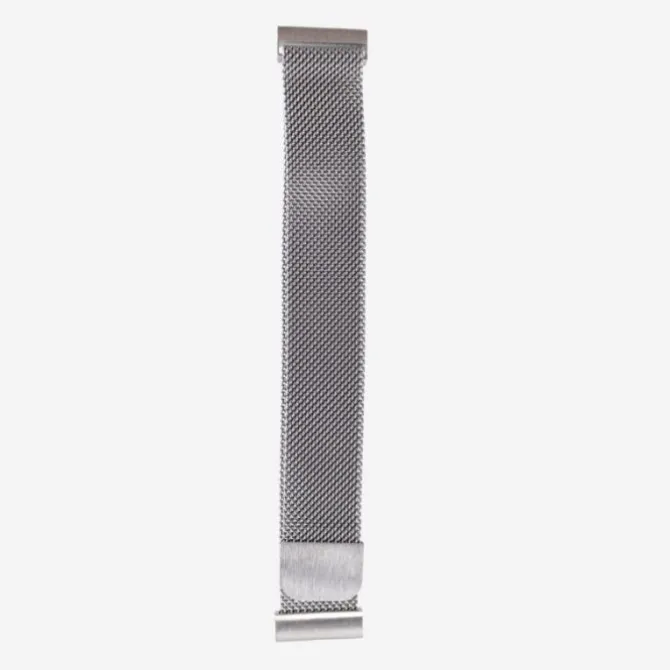 Elevate Uhrenarmbänder>Watch Band for Forerunner 18mm (Stainless Steel) Silber