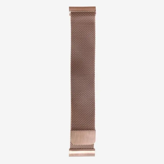 Elevate Uhrenarmbänder>Watch Band for Forerunner 22mm (Stainless Steel) Orange