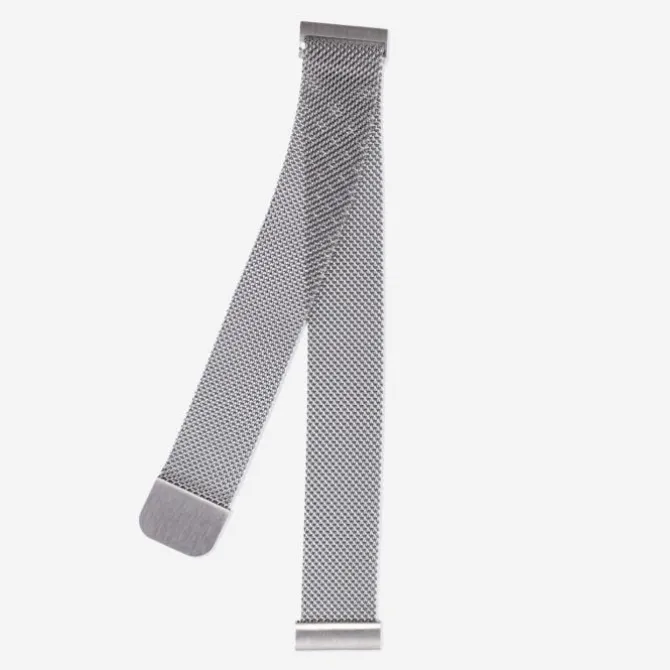 Elevate Uhrenarmbänder>Watch Band for Forerunner 18mm (Stainless Steel) Silber