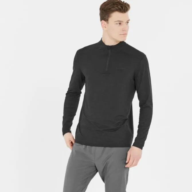 Endurance Laufshirts>Armin Midlayer Schwarz