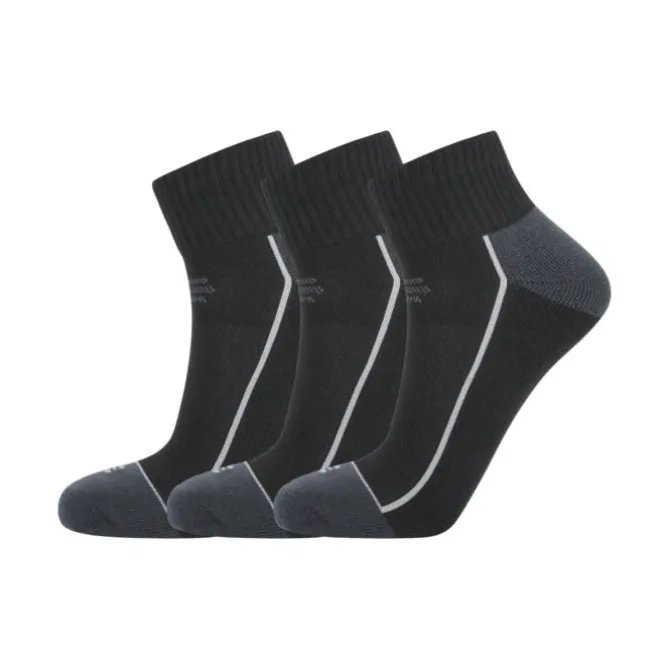 Endurance Socken & Strümpfe | Laufsocken>Avery Quarter Socks 3-Pack Schwarz