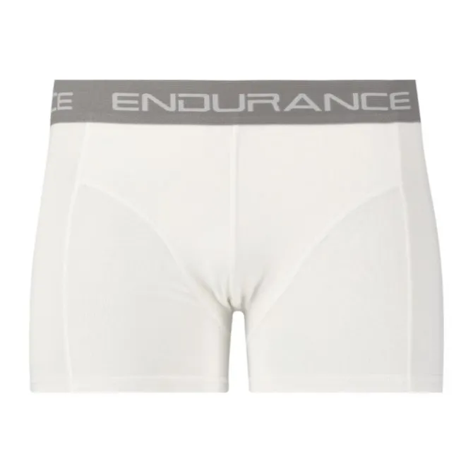 Endurance Laufunterwäsche>Brighton Bamboo Boxers 2-Pack Weiß