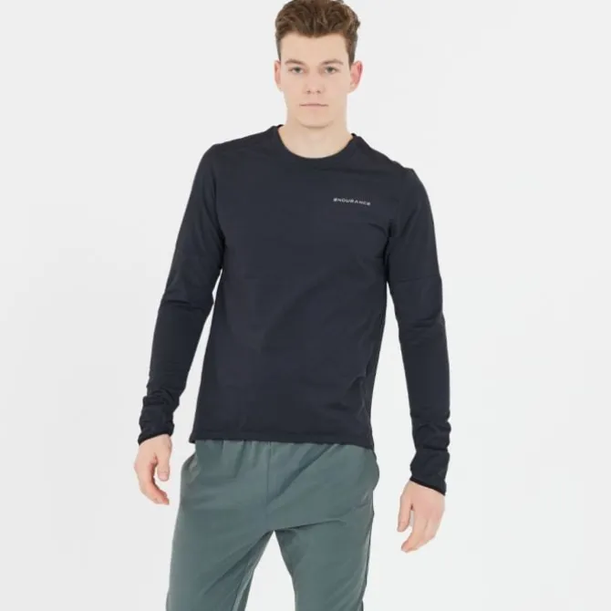 Endurance Laufshirts>Cedric Midlayer Schwarz