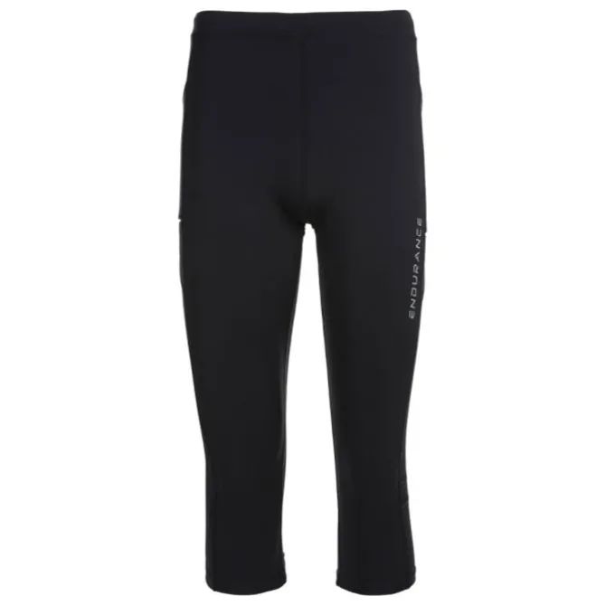 Endurance Laufhosen>Energy 3/4 Tights Schwarz