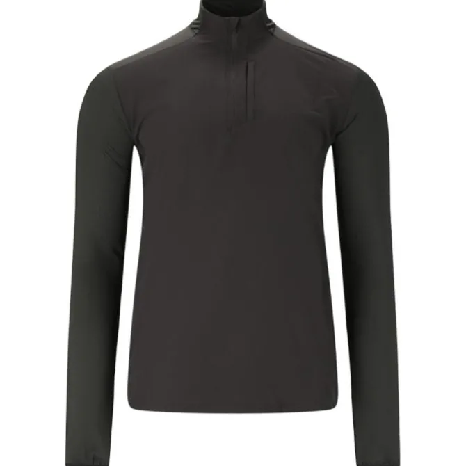 Endurance Laufshirts>Garth Windbreak Half Zip Schwarz