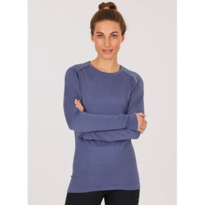 Endurance Laufshirts>Halen Seamless Long Sleeves Tee Blau