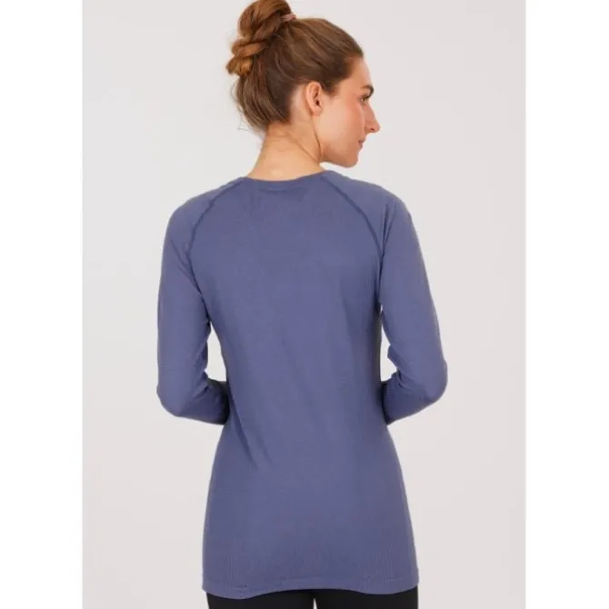 Endurance Laufshirts>Halen Seamless Long Sleeves Tee Blau