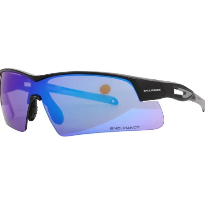 Endurance Sonnenbrillen>Jacque Half-Frame Sports Glass Schwarz