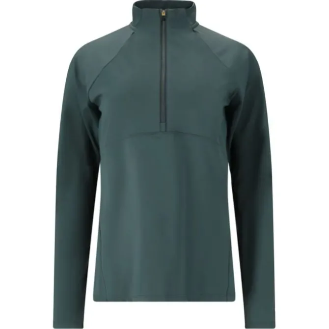 Endurance Laufshirts>Lucile Midlayer Grün