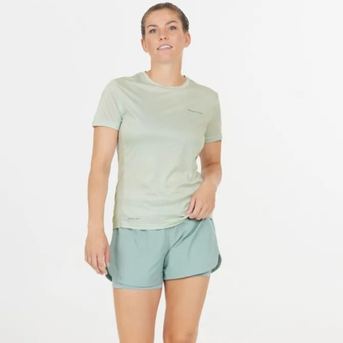 Endurance Laufshirts>Nomia S/S Tee Grün