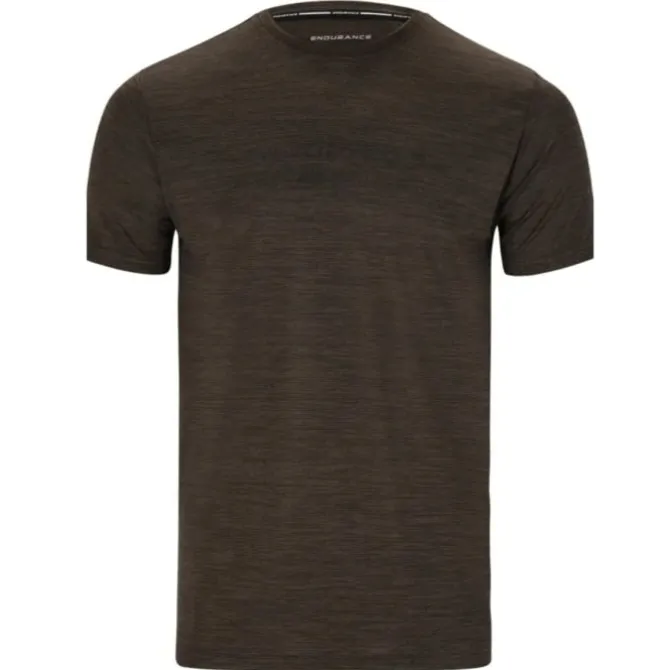 Endurance Laufshirts>Portofino S/S performance Tee Braun