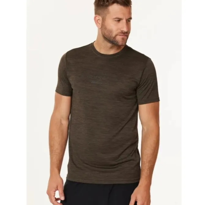 Endurance Laufshirts>Portofino S/S performance Tee Braun