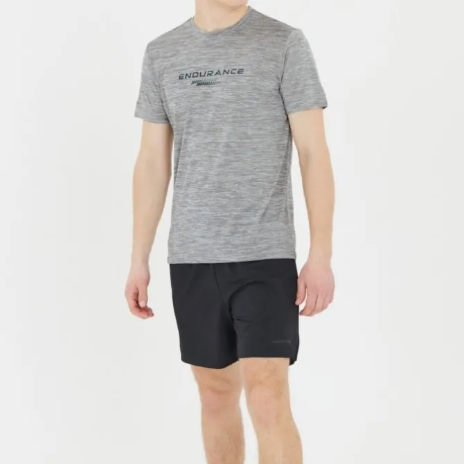 Endurance Laufshirts>Portofino S/S performance Tee Grau