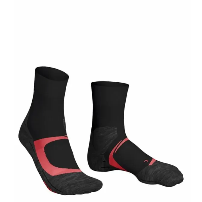 Falke Socken & Strümpfe | Laufsocken>RU4 Endurance Cool Running Sock Schwarz