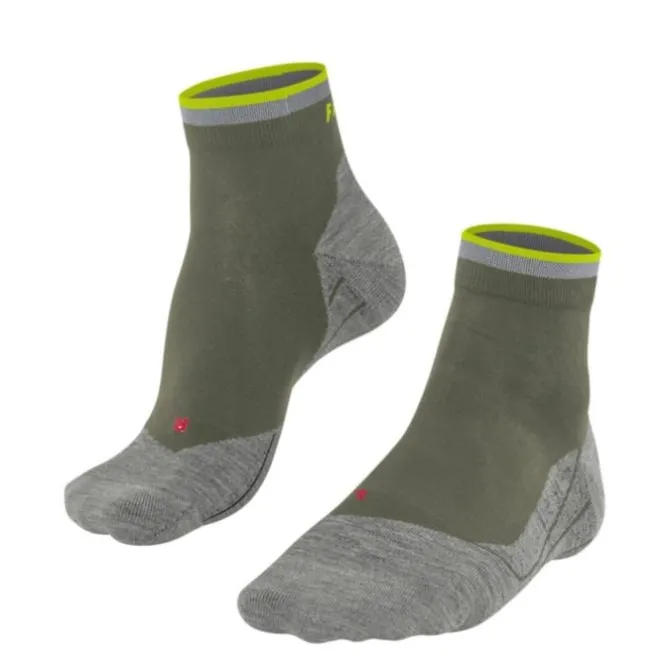 Falke Socken & Strümpfe | Laufsocken>RU4 Endurance Short Reflect Grün