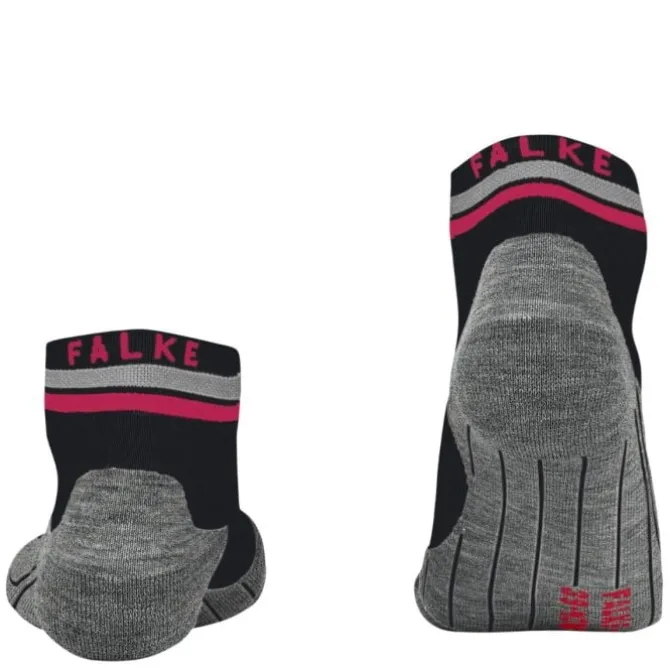 Falke Socken & Strümpfe | Laufsocken>RU4 Endurance Short Reflect Schwarz