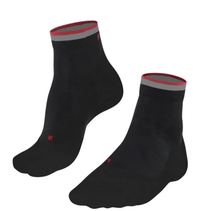 Falke Socken & Strümpfe | Laufsocken>RU4 Endurance Short Reflect Socks Schwarz