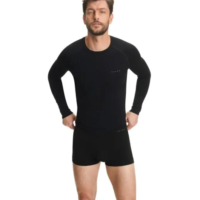 Falke Laufunterwäsche>Wool-Tech Light Boxer Regular Schwarz