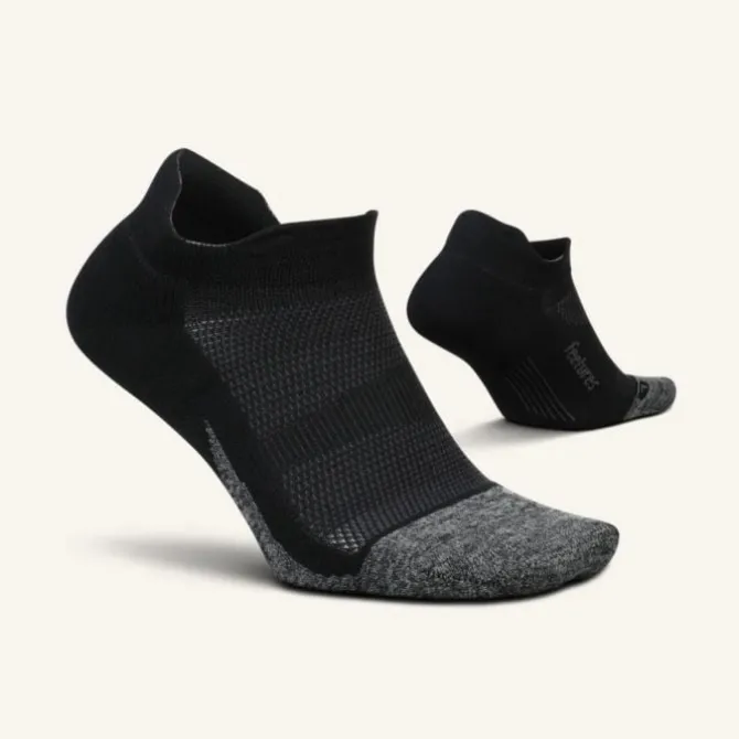 Feetures Socken & Strümpfe | Laufsocken>Elite Light Cushion No Show Tab Schwarz