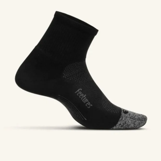 Feetures Socken & Strümpfe | Laufsocken>Elite Light Cushion Quarter Schwarz