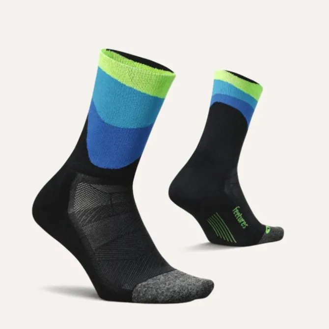 Feetures Socken & Strümpfe | Laufsocken>Elite Ultra Light Mini Crew Schwarz