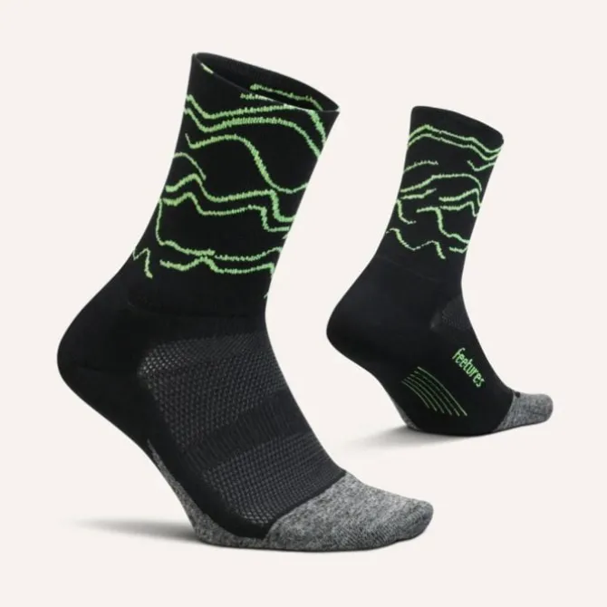 Feetures Socken & Strümpfe | Laufsocken>Elite Ultra Light Mini Crew Schwarz