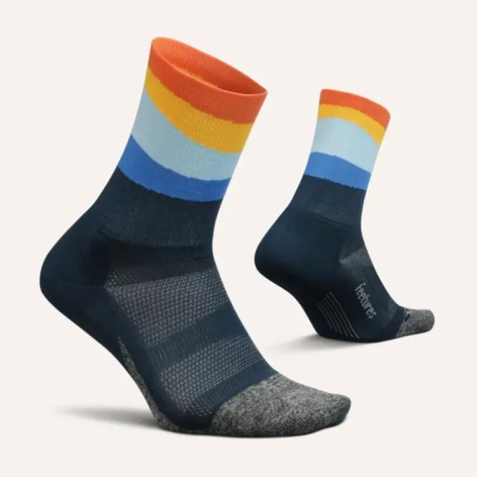 Feetures Socken & Strümpfe | Laufsocken>Elite Ultra Light Mini Crew Grau