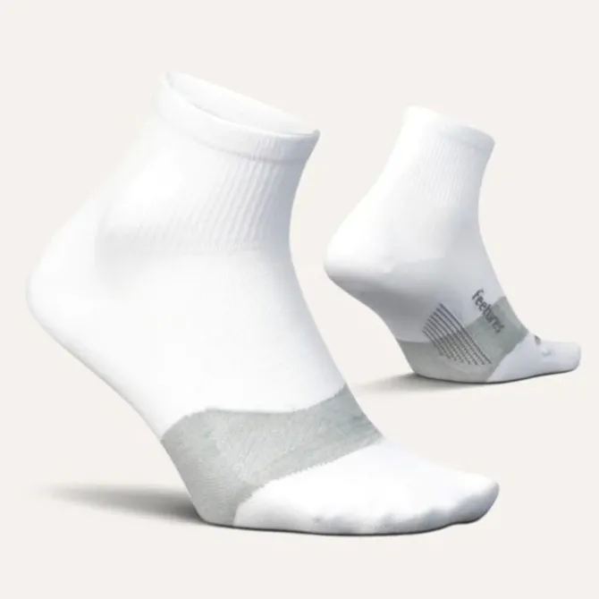 Feetures Socken & Strümpfe | Laufsocken>Elite Ultra Light Quarter Weiß