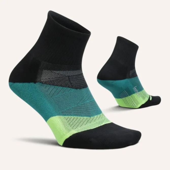 Feetures Socken & Strümpfe | Laufsocken>Elite Ultra Light Quarter Schwarz