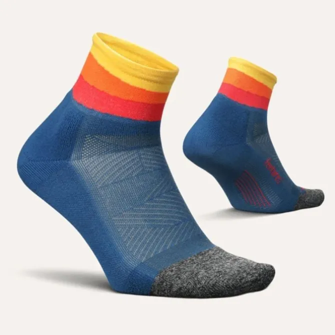 Feetures Socken & Strümpfe | Laufsocken>Elite Ultra Light Quarter Rot