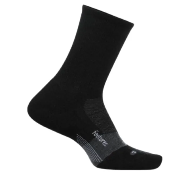 Feetures Socken & Strümpfe | Laufsocken>Merino 10 Ultra Light Mini Crew Schwarz