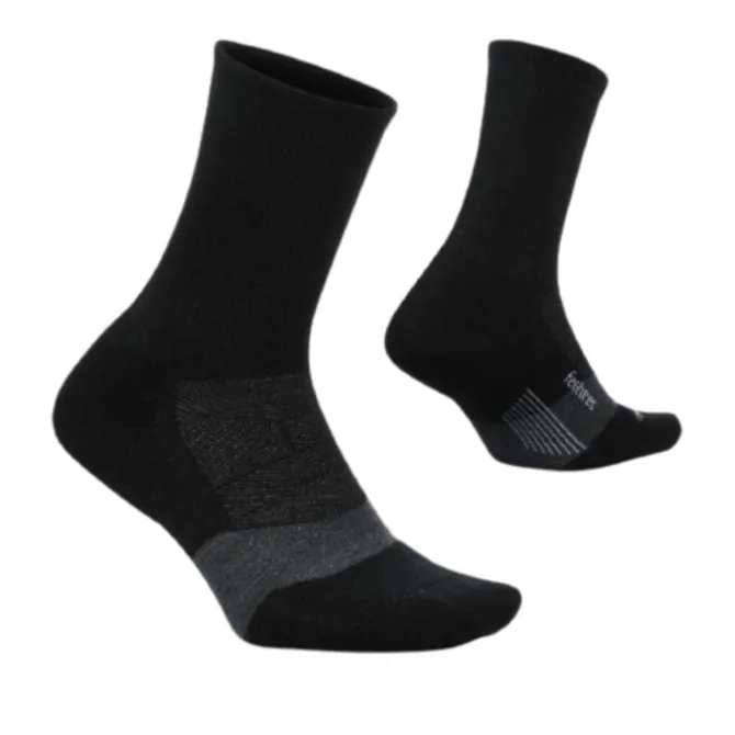 Feetures Socken & Strümpfe | Laufsocken>Merino 10 Ultra Light Mini Crew Schwarz