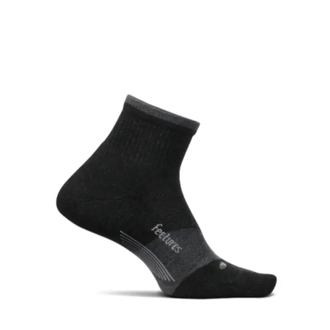 Feetures Socken & Strümpfe | Laufsocken>Trail Cushion Quarter Socks Schwarz