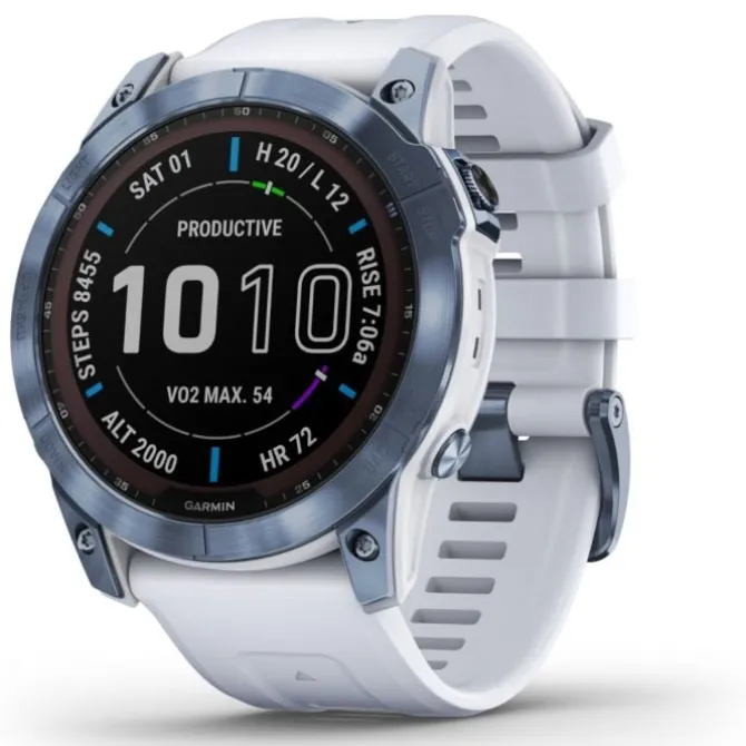 Garmin Garmin Uhren | Laufuhren / Pulsuhren>f® 7X Sapphire Solar Weiß