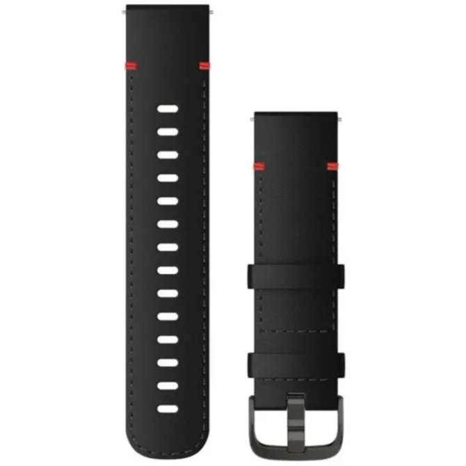 Garmin Uhrenarmbänder>Quick Release 22 mm Strap (Leather)