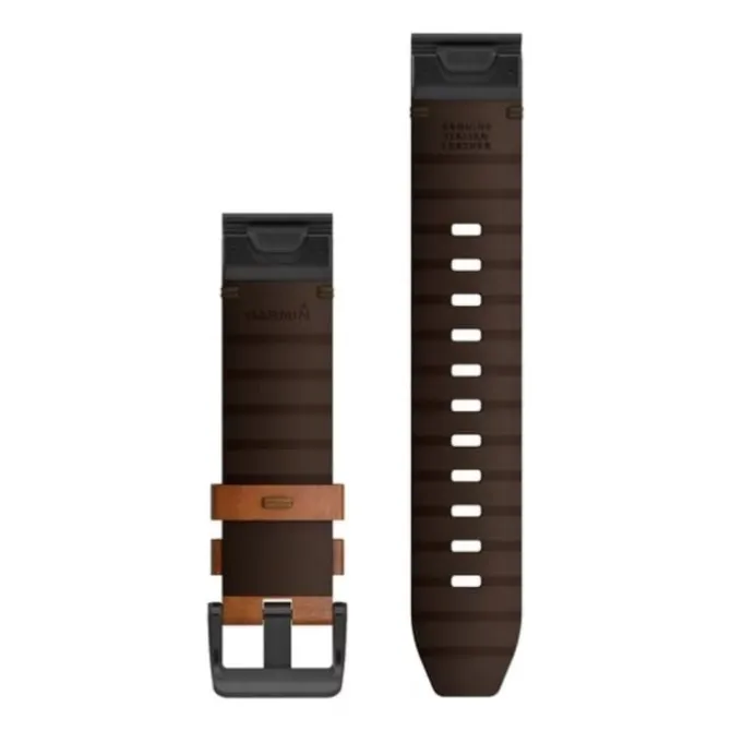 Garmin Uhrenarmbänder>QuickFit® 22 Strap (Leather)