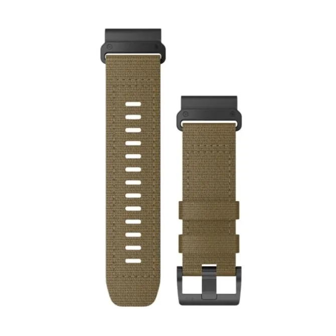 Garmin Uhrenarmbänder>QuickFit® 26 Strap (Nylon) Braun