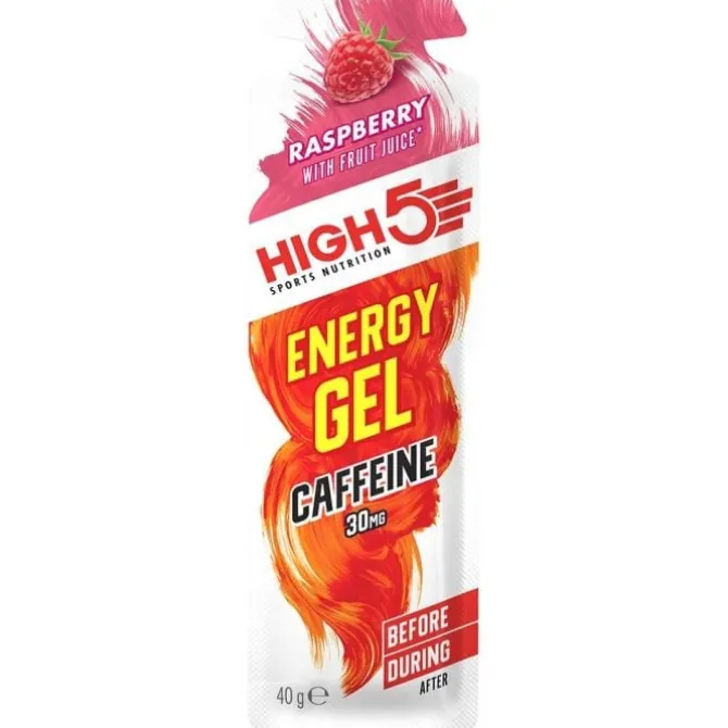 High5 Sportnahrung>Energy Gel Caffeine 40g Rasberry