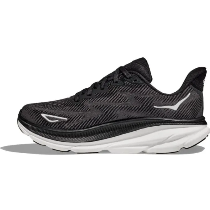 Hoka Laufschuhe Für Breite Füße | Neutrale Laufschuhe>Clifton 9 Wide Schwarz