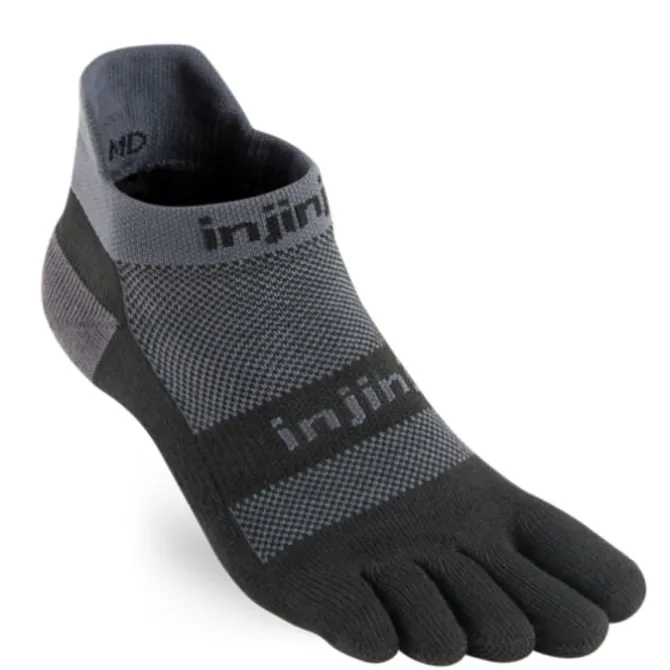 Injinji Socken & Strümpfe | Laufsocken>Performance Run Mid Weight No-Show Grau