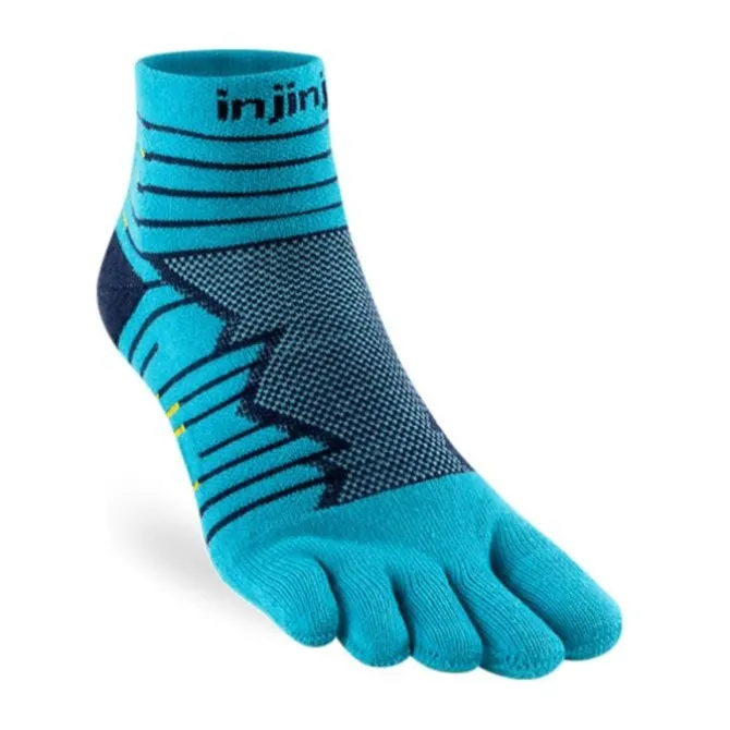 Injinji Socken & Strümpfe | Laufsocken>Run Technical Mini Crew Blau