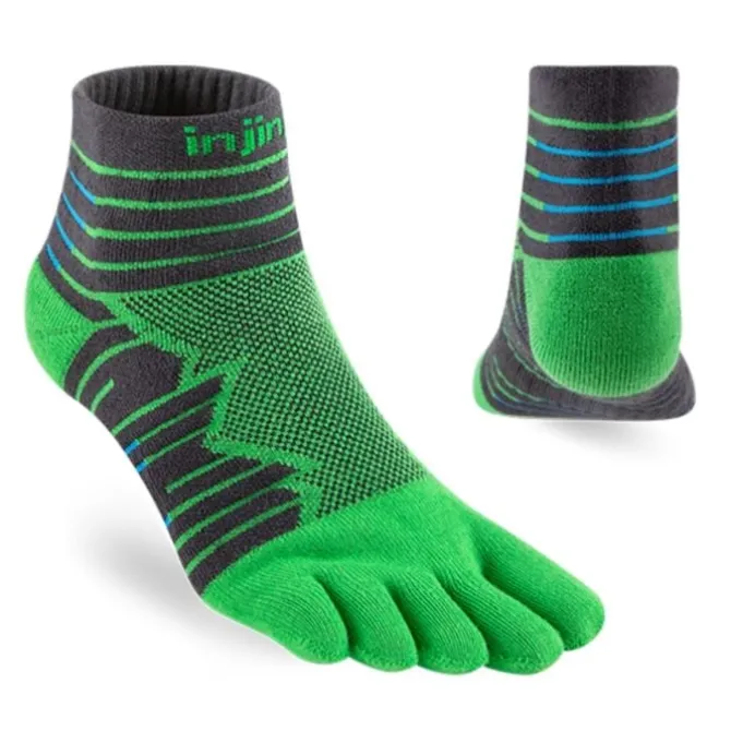 Injinji Socken & Strümpfe | Laufsocken>Run Technical Mini Crew Grün