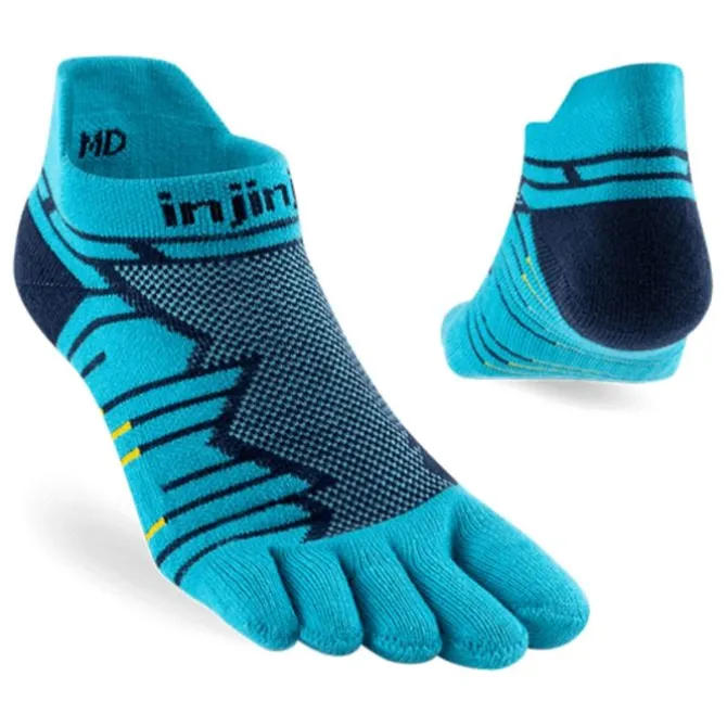 Injinji Socken & Strümpfe | Laufsocken>Ultra Run Mid Weight No-show Blau