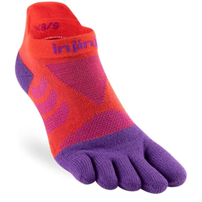 Injinji Socken & Strümpfe | Laufsocken>Ultra Run No-show Rot