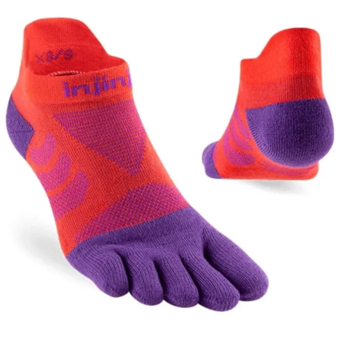 Injinji Socken & Strümpfe | Laufsocken>Ultra Run No-show Rot