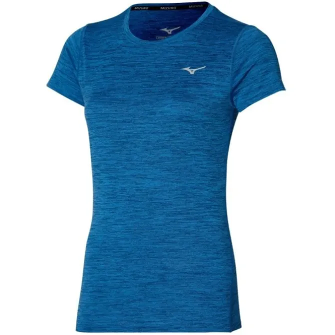 Mizuno Laufshirts>Impulse Core SS Tee Blau